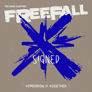 TXT - THE NAME CHAPTER: FREEFALL AUTOGRAFIADO