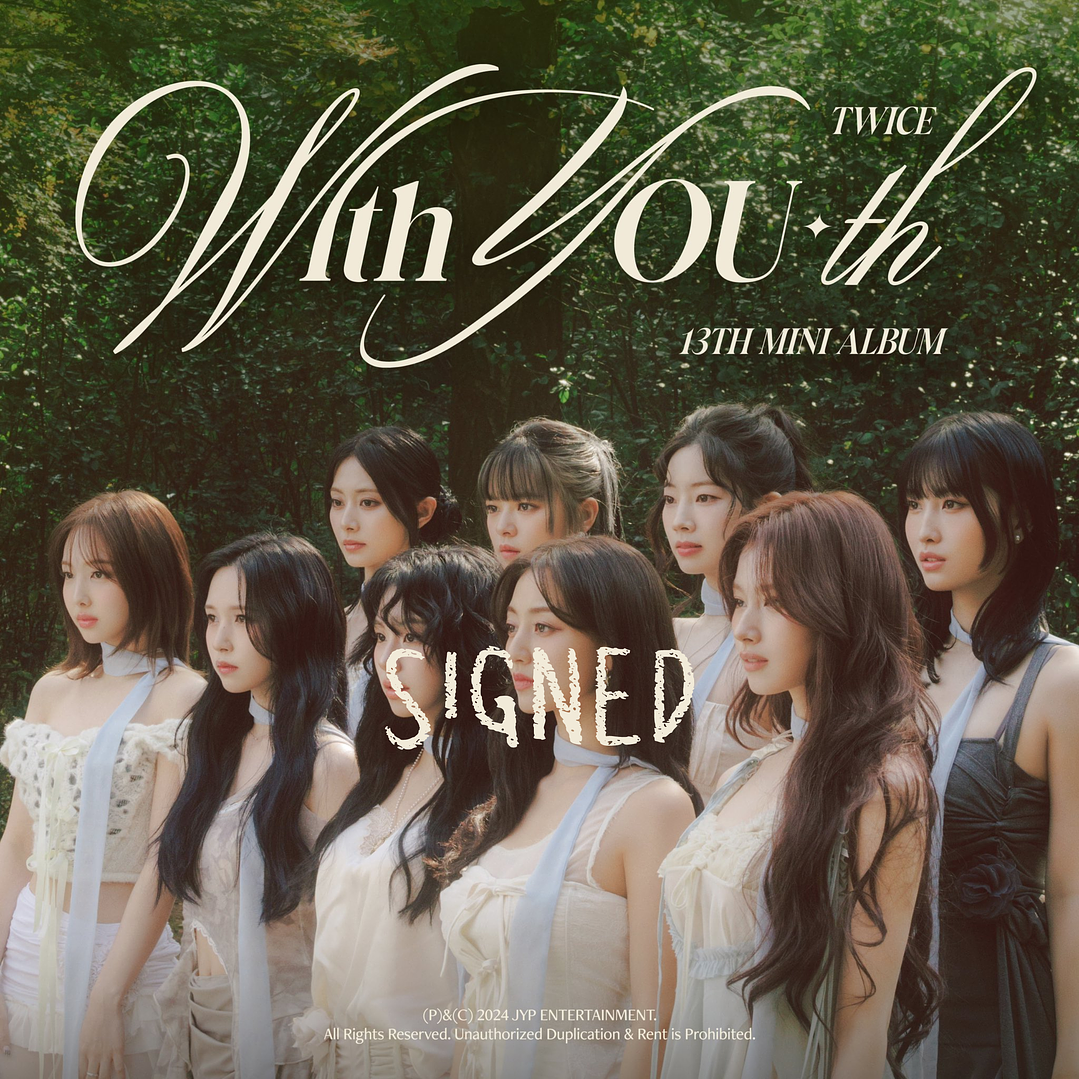 TWICE - WITH YOU-TH AUTOGRAFIADO 1