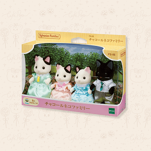 SYLVANIAN FAMILIES - FAMILIA GATOS TUXEDO