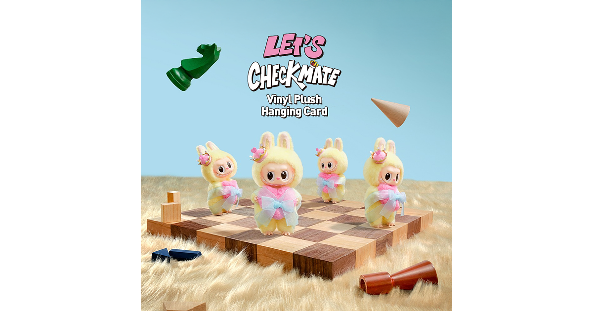THE MONSTERS Lets Checkmate 5個 THE MONSTERS Let's Checkmate Series-Vinyl Plush Hanging Card - POP