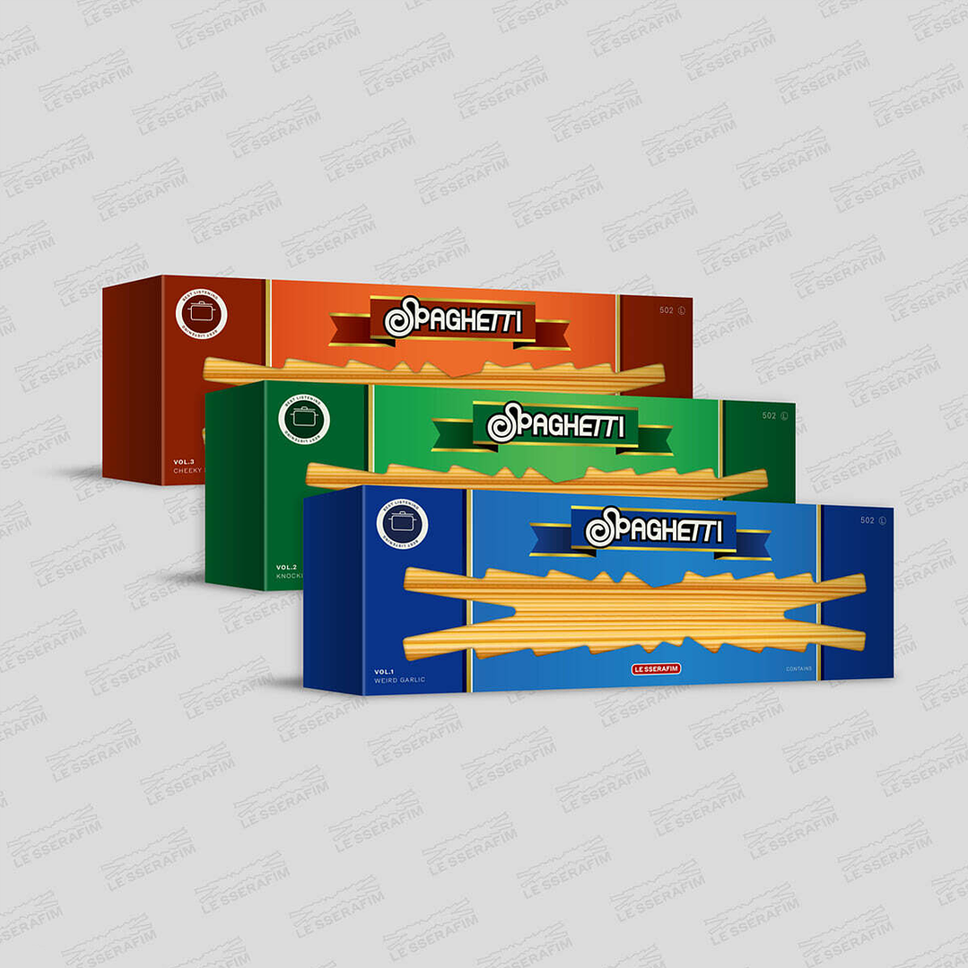 LE SSERAFIM - SPAGHETTI (Photobook Version) 1