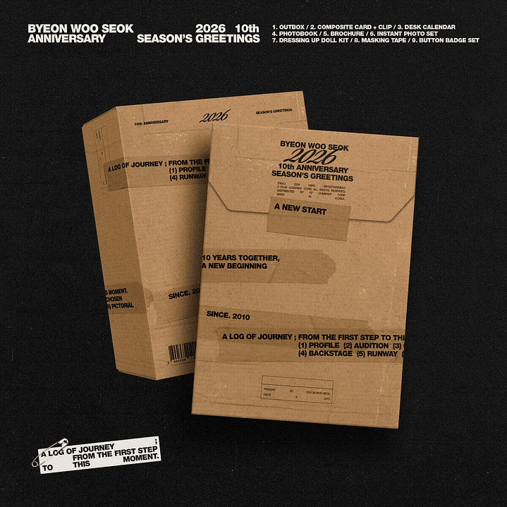 [PREVENTA] BYEON WOOSEOK - SEASON'S GREETINGS 2026 (10TH ANNIVERSARY) 1