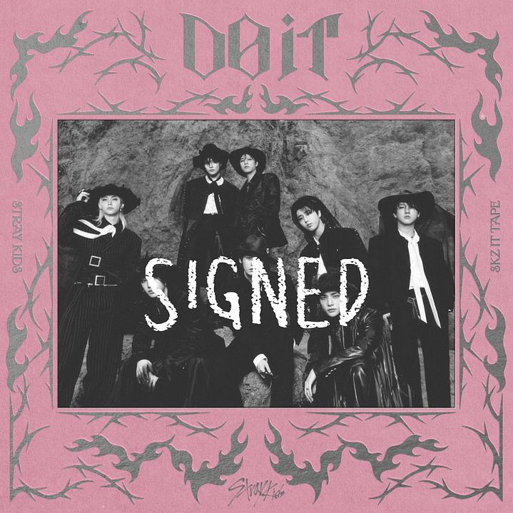 STRAY KIDS - SKZ IT TAPE [DO IT] AUTOGRAFIADO 1