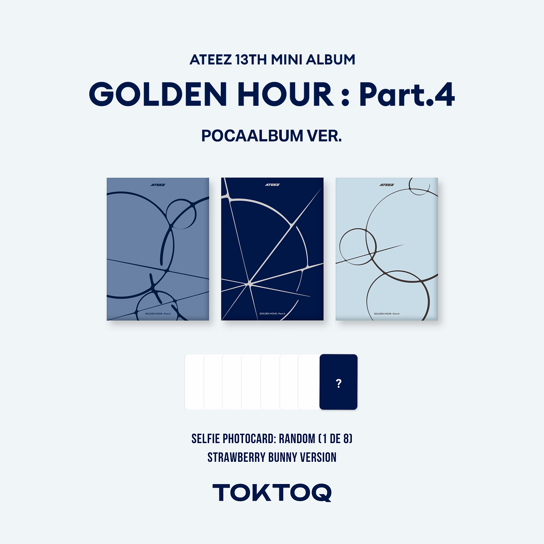 [PREVENTA] ATEEZ - GOLDEN HOUR: Part.4 (POCAALBUM Version) 3