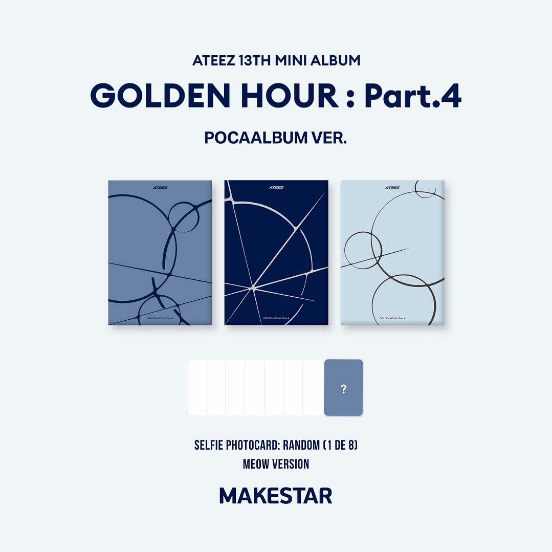 [PREVENTA] ATEEZ - GOLDEN HOUR: Part.4 (POCAALBUM Version) 2