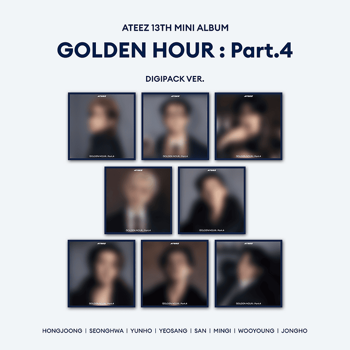 [PREVENTA] ATEEZ - GOLDEN HOUR: Part.4 (Digipack Version) 1