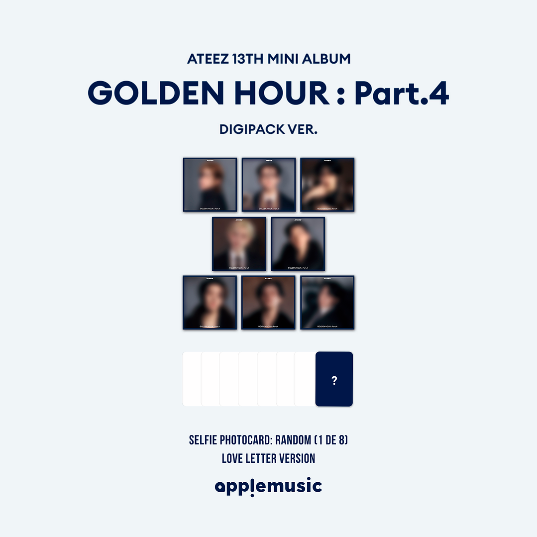 [PREVENTA] ATEEZ - GOLDEN HOUR: Part.4 (Digipack Version) 2