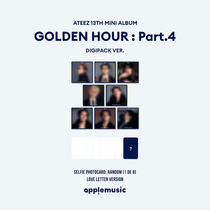 [PREVENTA] ATEEZ - GOLDEN HOUR: Part.4 (Digipack Version) 2