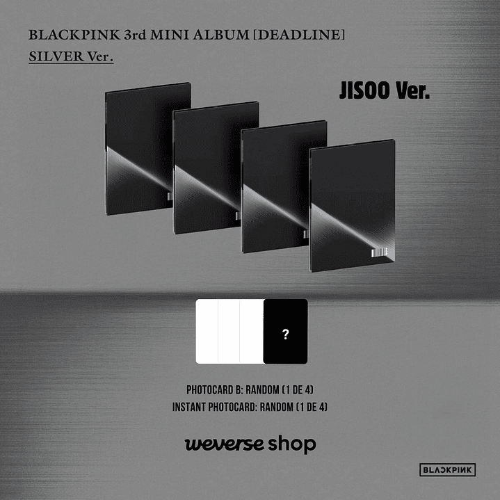 [PREVENTA] BLACKPINK - DEADLINE (Silver Version) 6