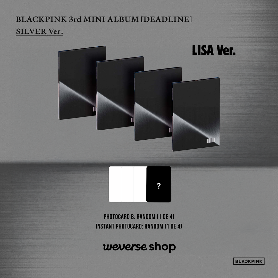 [PREVENTA] BLACKPINK - DEADLINE (Silver Version) 9