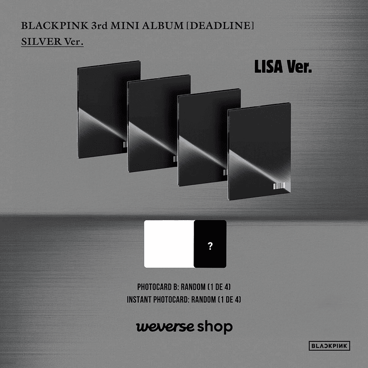 [PREVENTA] BLACKPINK - DEADLINE (Silver Version) 9