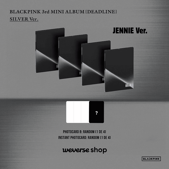 [PREVENTA] BLACKPINK - DEADLINE (Silver Version) 7