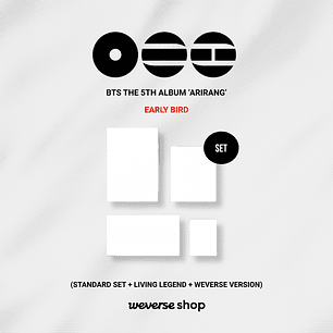 [PREVENTA EARLY BIRD] BTS - ARIRANG (Set + Weverse)