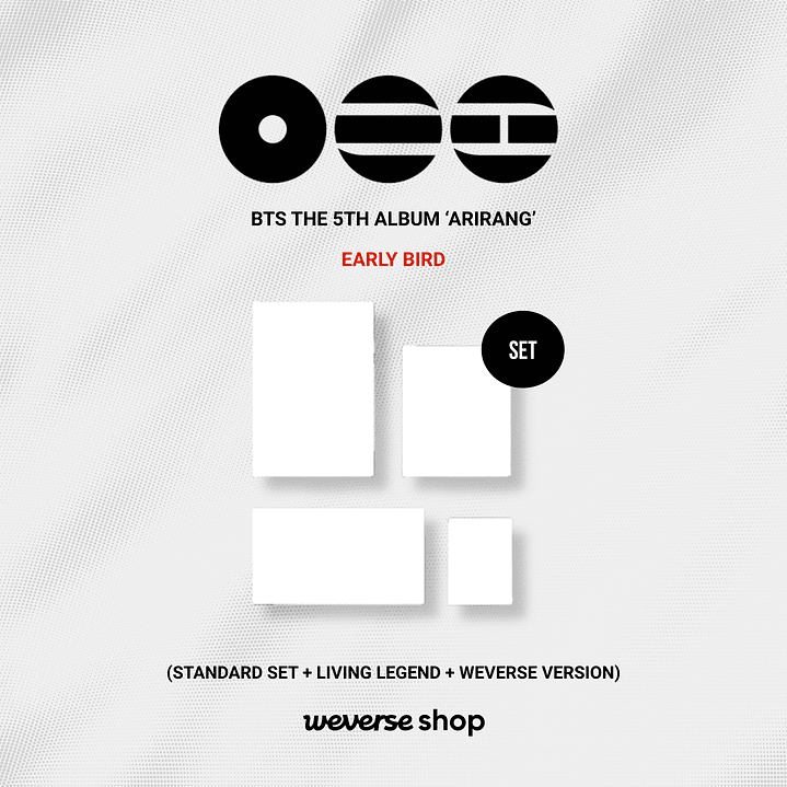 [PREVENTA EARLY BIRD] BTS - ARIRANG (Set + Weverse) 1