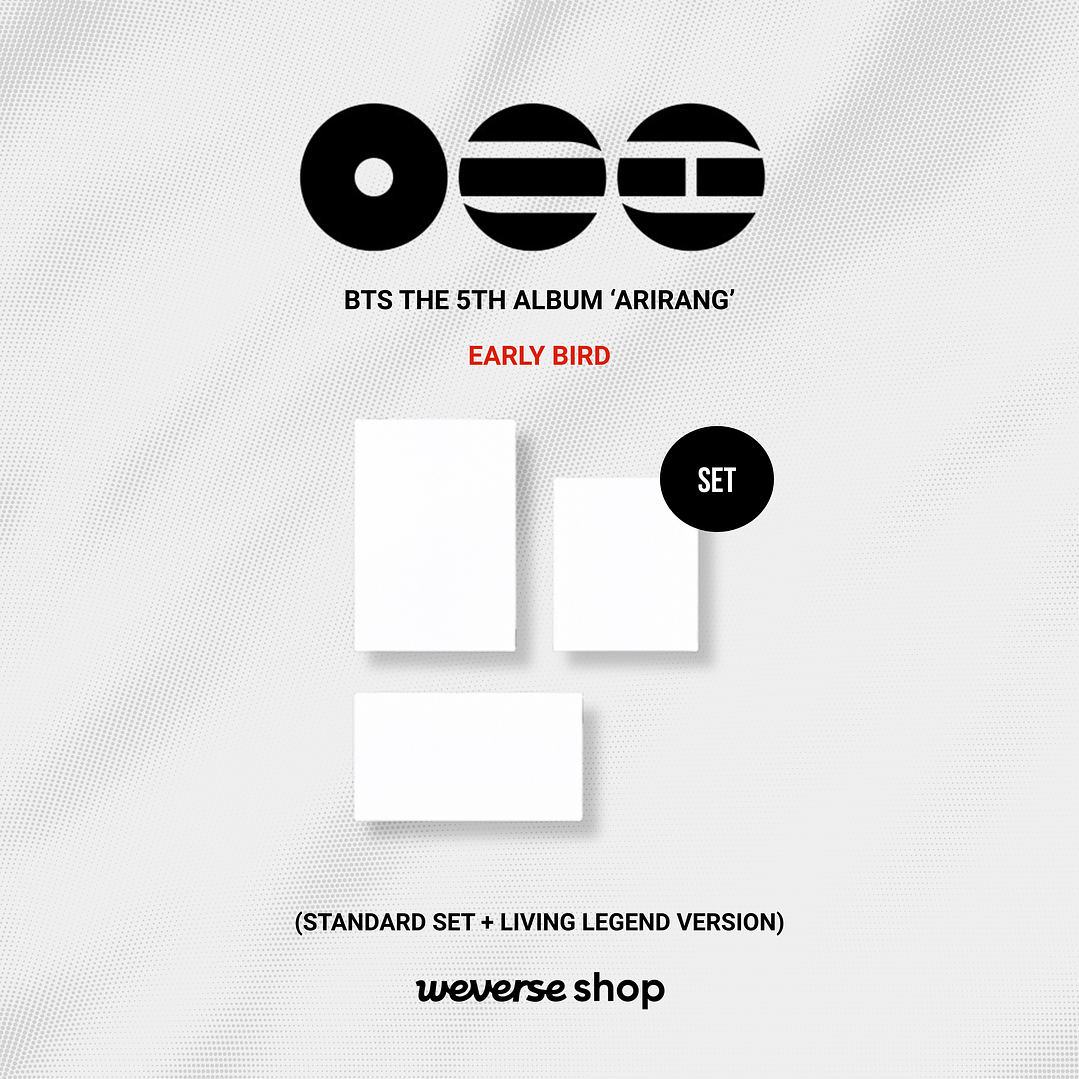 [PREVENTA EARLY BIRD] BTS - ARIRANG (Set) 1
