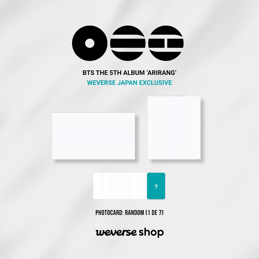 [PREVENTA JAPÓN] BTS - ARIRANG (Standard Version) 2