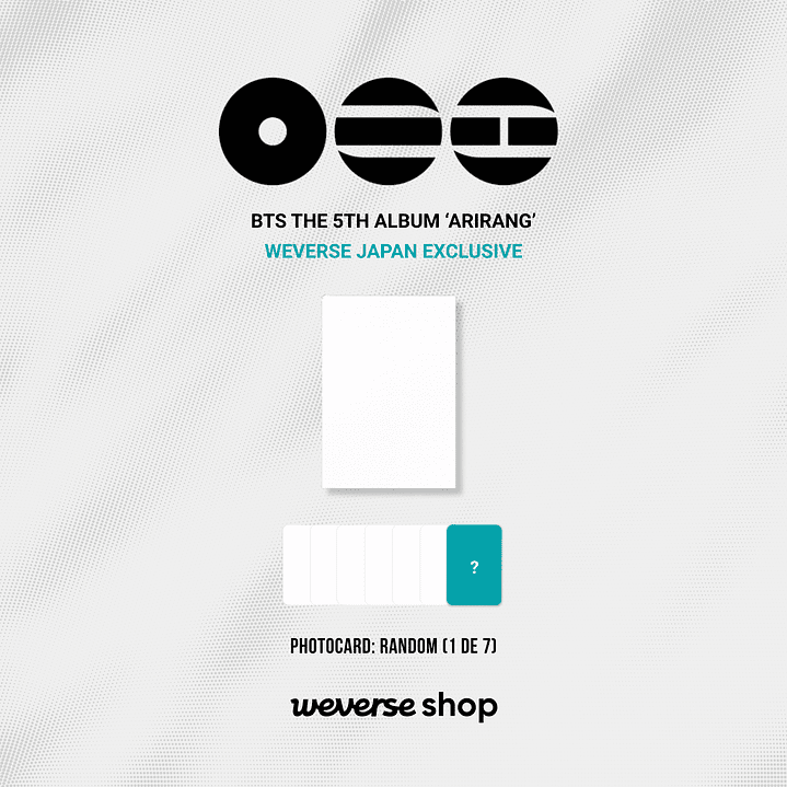 [PREVENTA JAPÓN] BTS - ARIRANG (Living Legend Version) 2