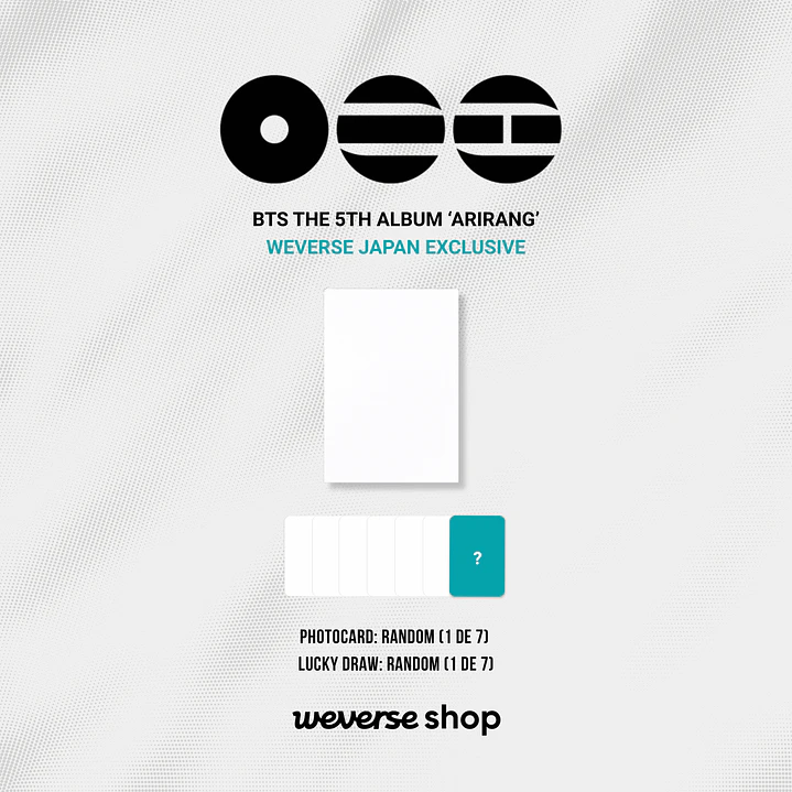 [PREVENTA JAPÓN] BTS - ARIRANG (Living Legend Version) 2