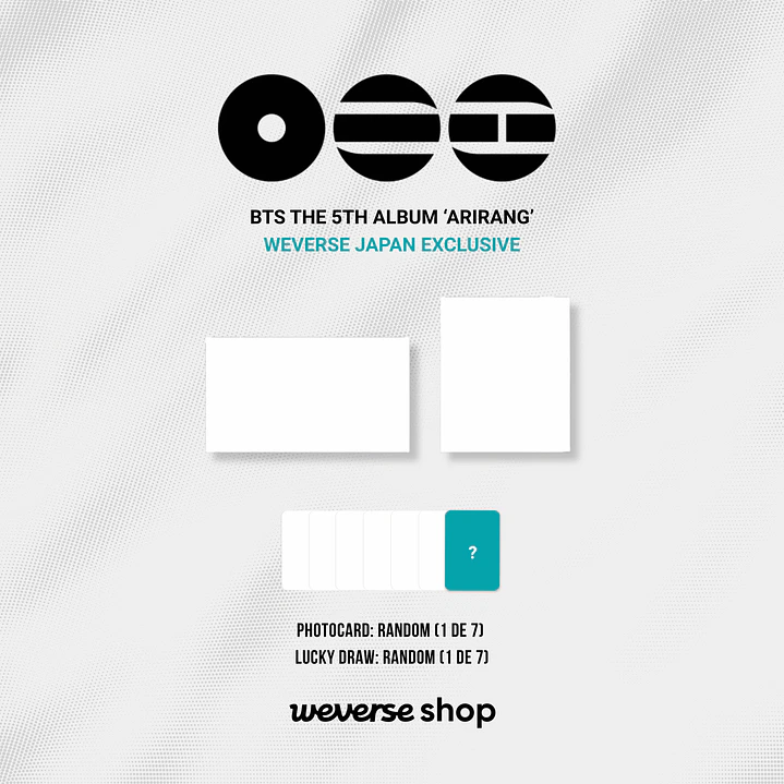 [PREVENTA JAPÓN] BTS - ARIRANG (Standard Version) 2