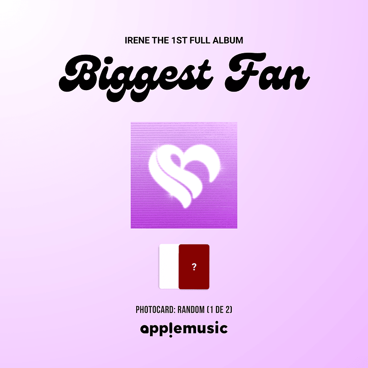 [PREVENTA] IRENE - BIGGEST FAN (Compact Version) 2