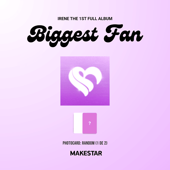[PREVENTA] IRENE - BIGGEST FAN (Compact Version) 3