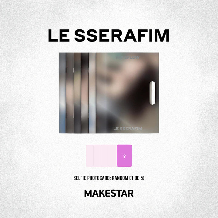 [PREVENTA] LE SSERAFIM - PUREFLOW pt.1 (Compact Version) 2