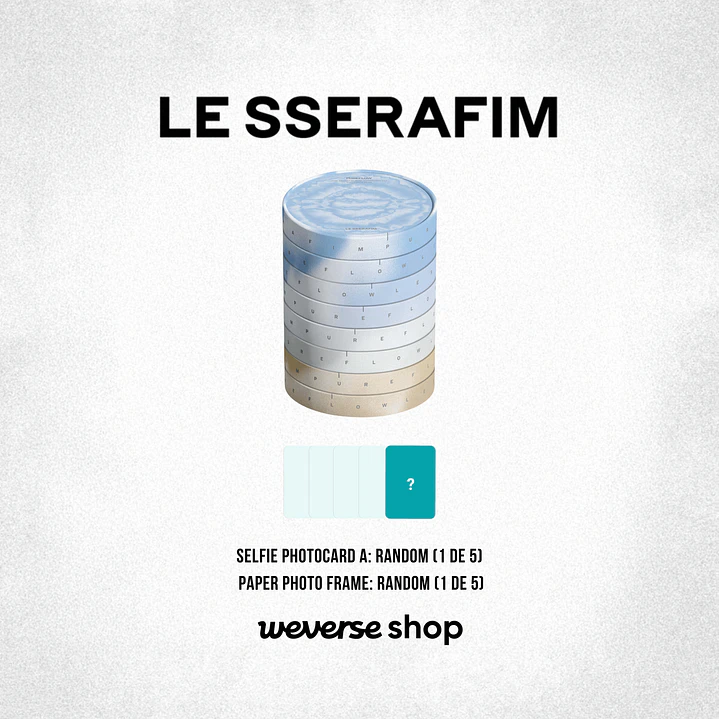[PREVENTA] LE SSERAFIM - PUREFLOW pt.1 (Standard Version) 3