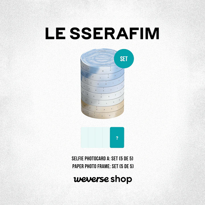 [PREVENTA] LE SSERAFIM - PUREFLOW pt.1 (Standard Version) 7
