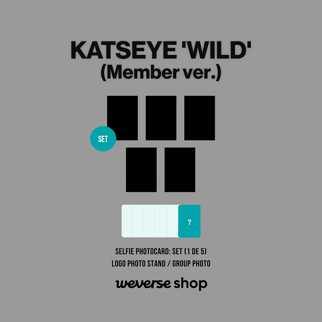 [PREVENTA] KATSEYE - WILD (Member Version) 5