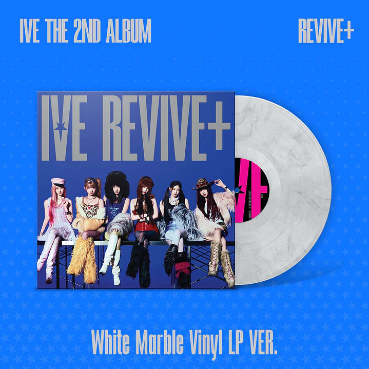 [PREVENTA] IVE - REVIVE+ (White Marble Vinyl LP Version) 1