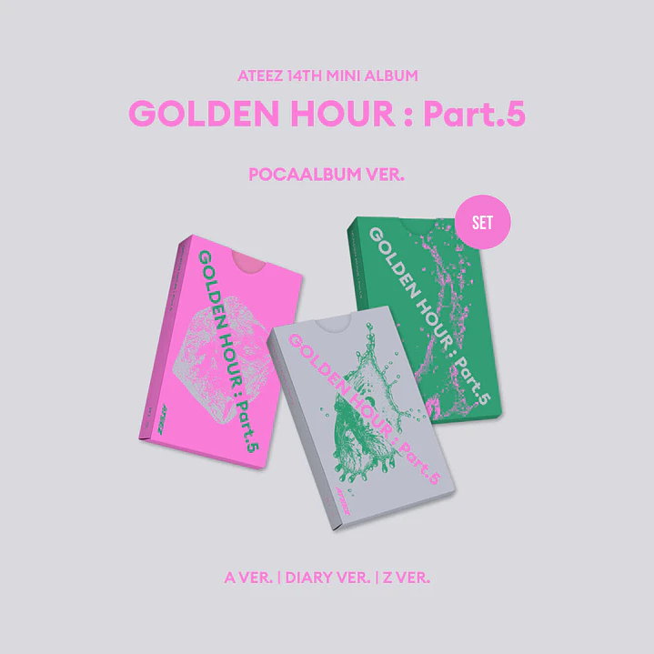 [PREVENTA] ATEEZ - GOLDEN HOUR: Part. 5 (POCAALBUM Version) 5