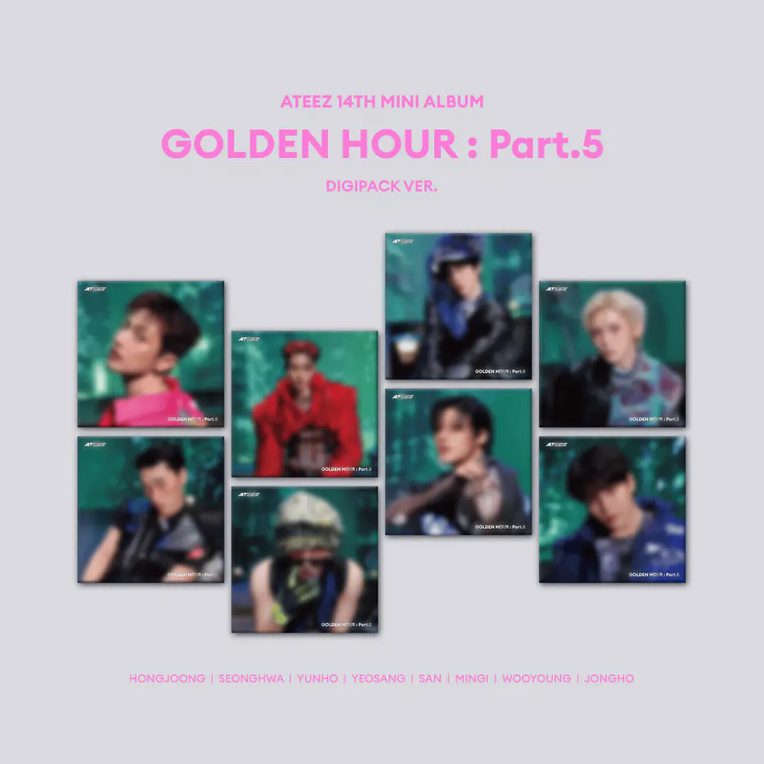 [PREVENTA] ATEEZ - GOLDEN HOUR: Part. 5 (Solo Digipack Version) 1