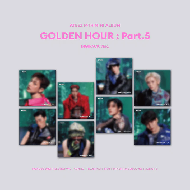 [PREVENTA] ATEEZ - GOLDEN HOUR: Part. 5 (Solo Digipack Version) 1