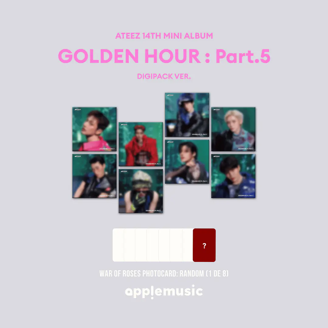 [PREVENTA] ATEEZ - GOLDEN HOUR: Part. 5 (Solo Digipack Version) 3