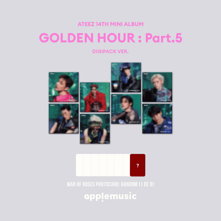 [PREVENTA] ATEEZ - GOLDEN HOUR: Part. 5 (Solo Digipack Version) 3