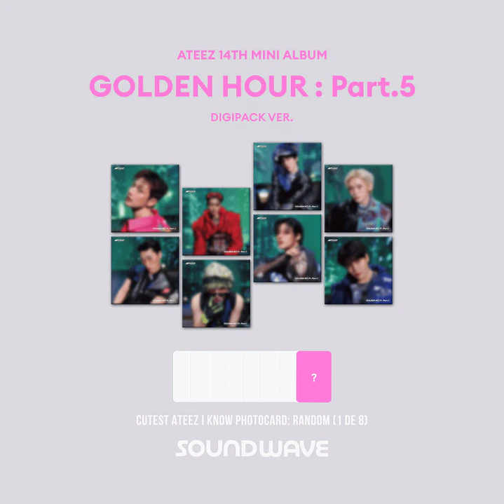 [PREVENTA] ATEEZ - GOLDEN HOUR: Part. 5 (Solo Digipack Version) 5