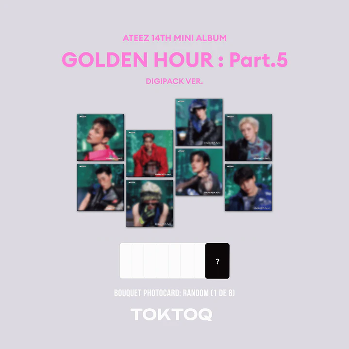 [PREVENTA] ATEEZ - GOLDEN HOUR: Part. 5 (Solo Digipack Version) 6