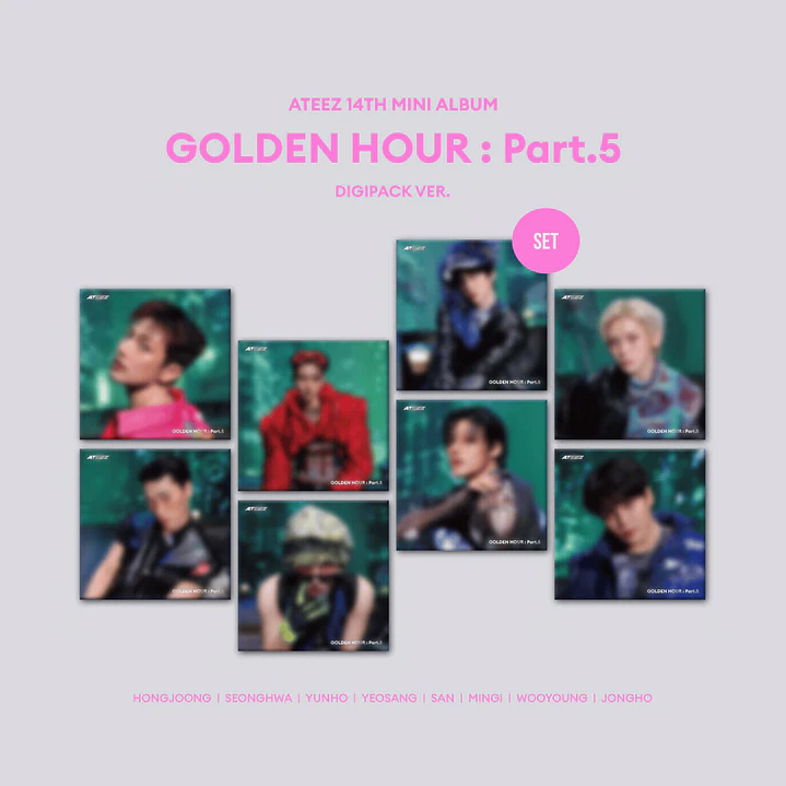 [PREVENTA] ATEEZ - GOLDEN HOUR: Part. 5 (Solo Digipack Version) 7