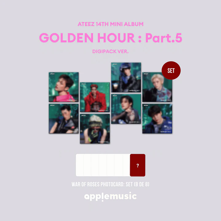 [PREVENTA] ATEEZ - GOLDEN HOUR: Part. 5 (Solo Digipack Version) 8