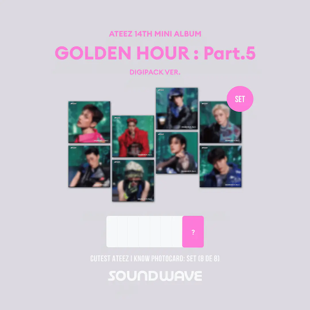 [PREVENTA] ATEEZ - GOLDEN HOUR: Part. 5 (Solo Digipack Version) 10