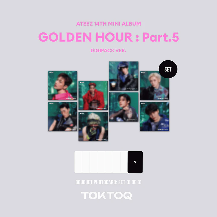 [PREVENTA] ATEEZ - GOLDEN HOUR: Part. 5 (Solo Digipack Version) 11