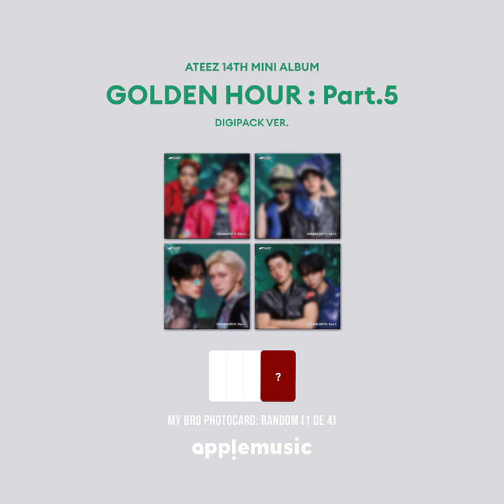 [PREVENTA] ATEEZ - GOLDEN HOUR: Part. 5 (Unit Digipack Version) 3