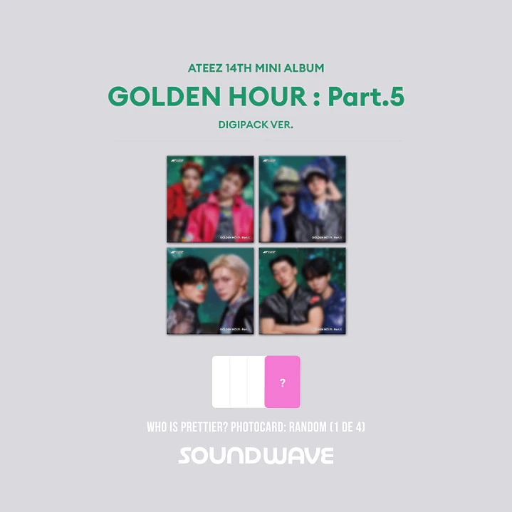 [PREVENTA] ATEEZ - GOLDEN HOUR: Part. 5 (Unit Digipack Version) 4