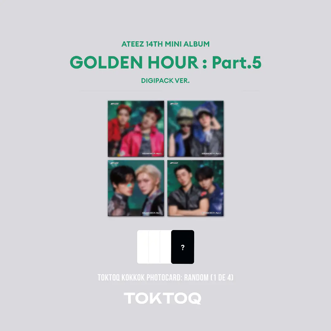 [PREVENTA] ATEEZ - GOLDEN HOUR: Part. 5 (Unit Digipack Version) 5