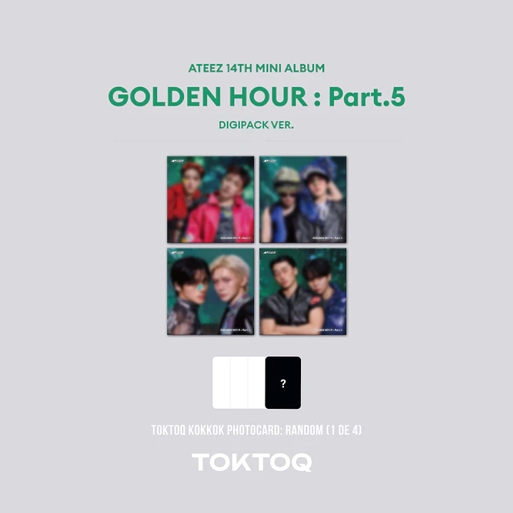 [PREVENTA] ATEEZ - GOLDEN HOUR: Part. 5 (Unit Digipack Version) 5