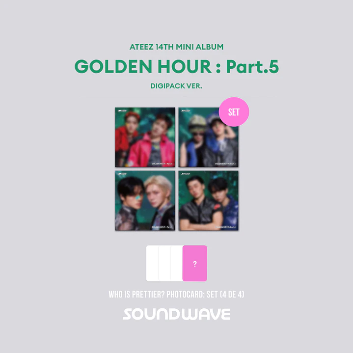 [PREVENTA] ATEEZ - GOLDEN HOUR: Part. 5 (Unit Digipack Version) 8