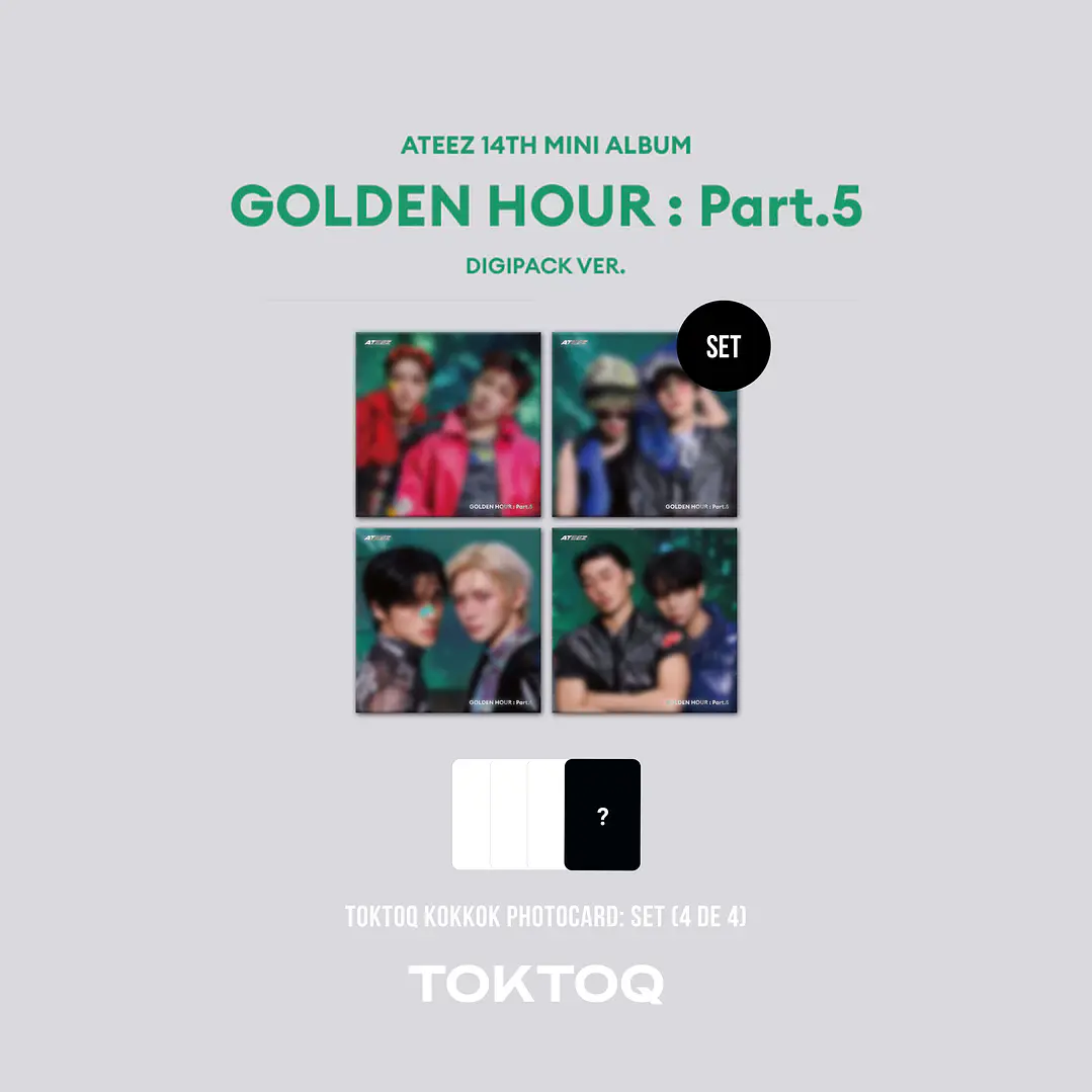 [PREVENTA] ATEEZ - GOLDEN HOUR: Part. 5 (Unit Digipack Version) 9