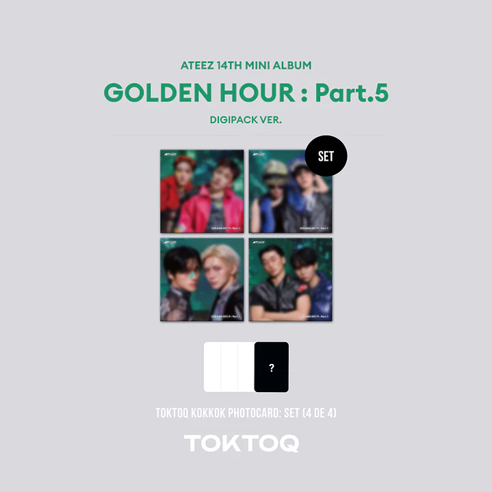 [PREVENTA] ATEEZ - GOLDEN HOUR: Part. 5 (Unit Digipack Version) 9