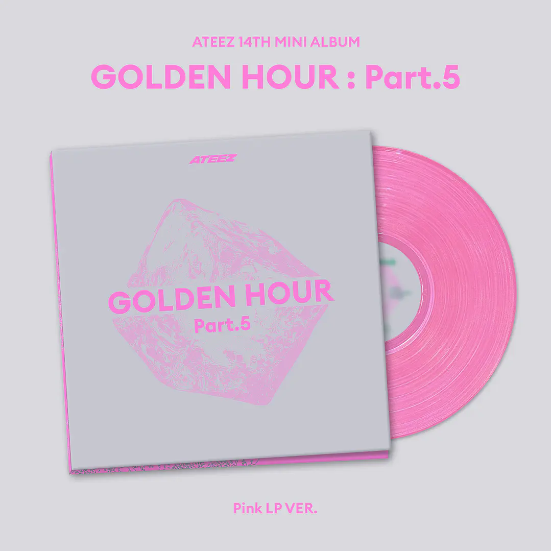 [PREVENTA] ATEEZ - GOLDEN HOUR: Part. 5 (Pink LP Version) 1