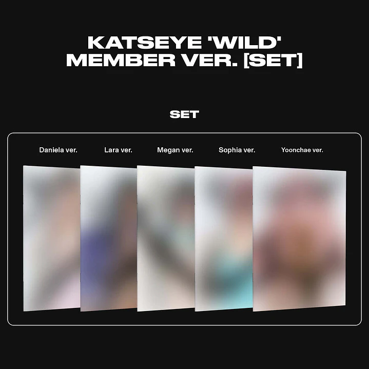 [PREVENTA] KATSEYE - WILD (Member Version) 4